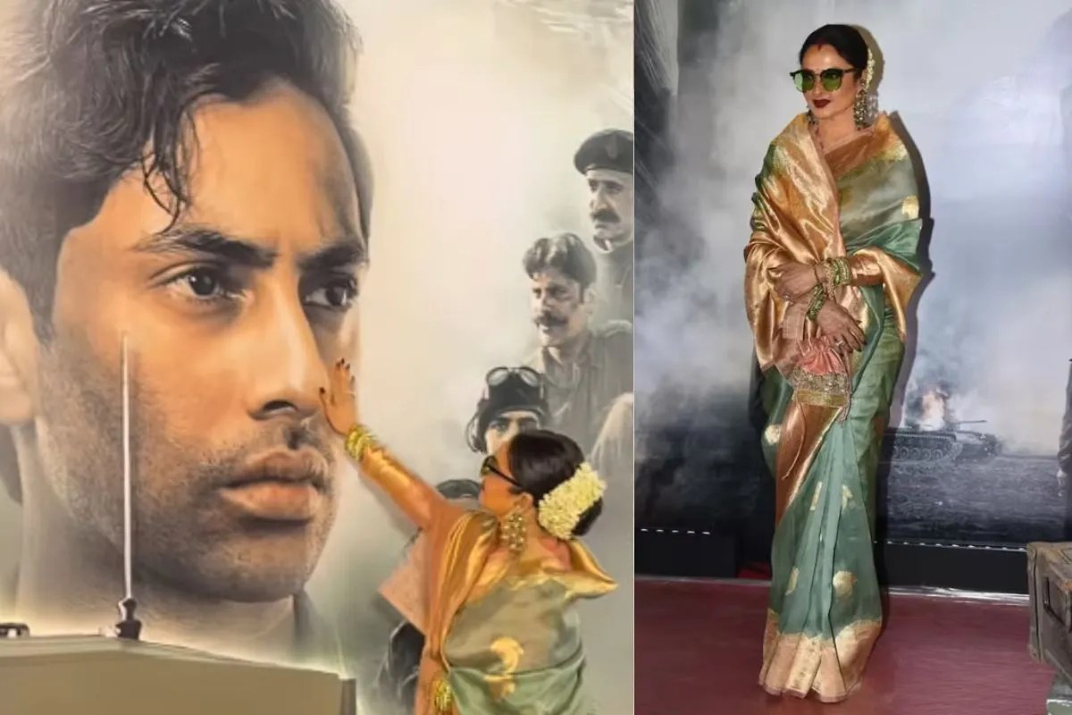 रेखा ने अमिताभ बच्चन के नाती अगस्त्य की तस्वीर को चूमा, लुटाया प्यार, वीडियो आया सामने