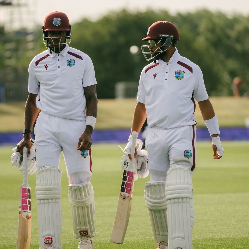 होप-ग्रीव्स की बैटिंग से न्यूजीलैंड-वेस्टइंडीज मैच पांचवें दिन पहुंचा:दोनों ने नाबाद 140 रन की साझेदारी की; कीवियों ने 531 रन का टारगेट दिया