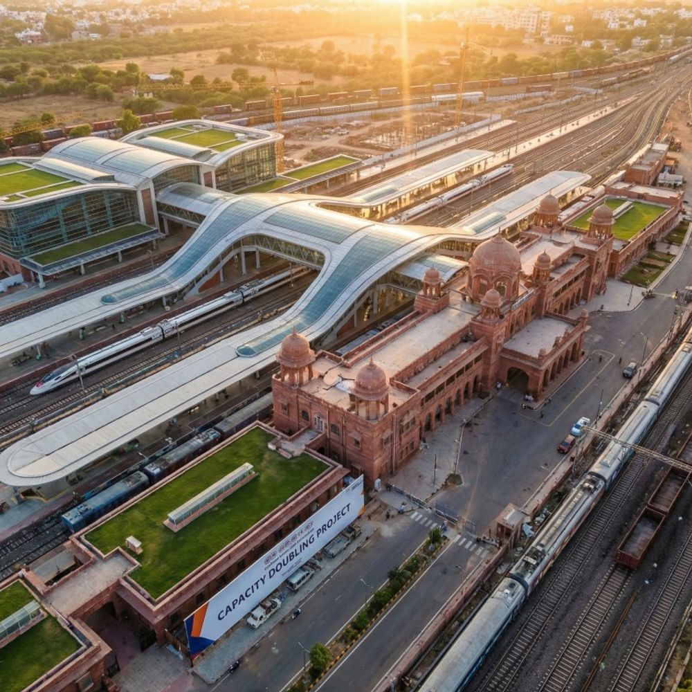जोधपुर स्टेशन पर ट्रेनों की कैपेसिटी होगी डबल:2030 तक दोगुनी ट्रेनें चलाने की प्लानिंग, देश के 48 प्रमुख स्टेशनों में जोधपुर भी शामिल