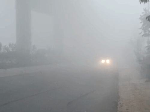 कानपुर में बर्फीली हवा ने बढ़ाई गलन:घने कोहरे से विजिबिलिटी कम हुई, वंदेभारत, तेजस और शताब्दी घंटों लेट रहीं