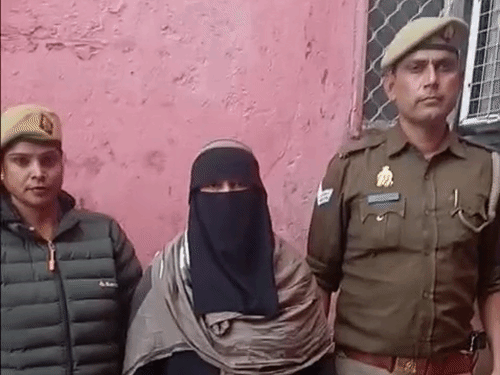 सहारनपुर में फर्जी बैनामा कराने वाली महिला अरेस्ट:पीड़ित को दूसरे के प्लाट का बैनामा किया, पैसा मांगने की मारपीट