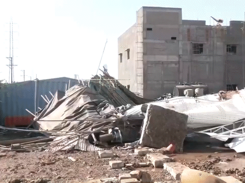 नागपुर में पानी की टंकी गिरी, 6 मजदूरों की मौत:4 अन्य घायल, स्ट्रक्चर कमजोर होने से हादसा हुआ, जांच के आदेश