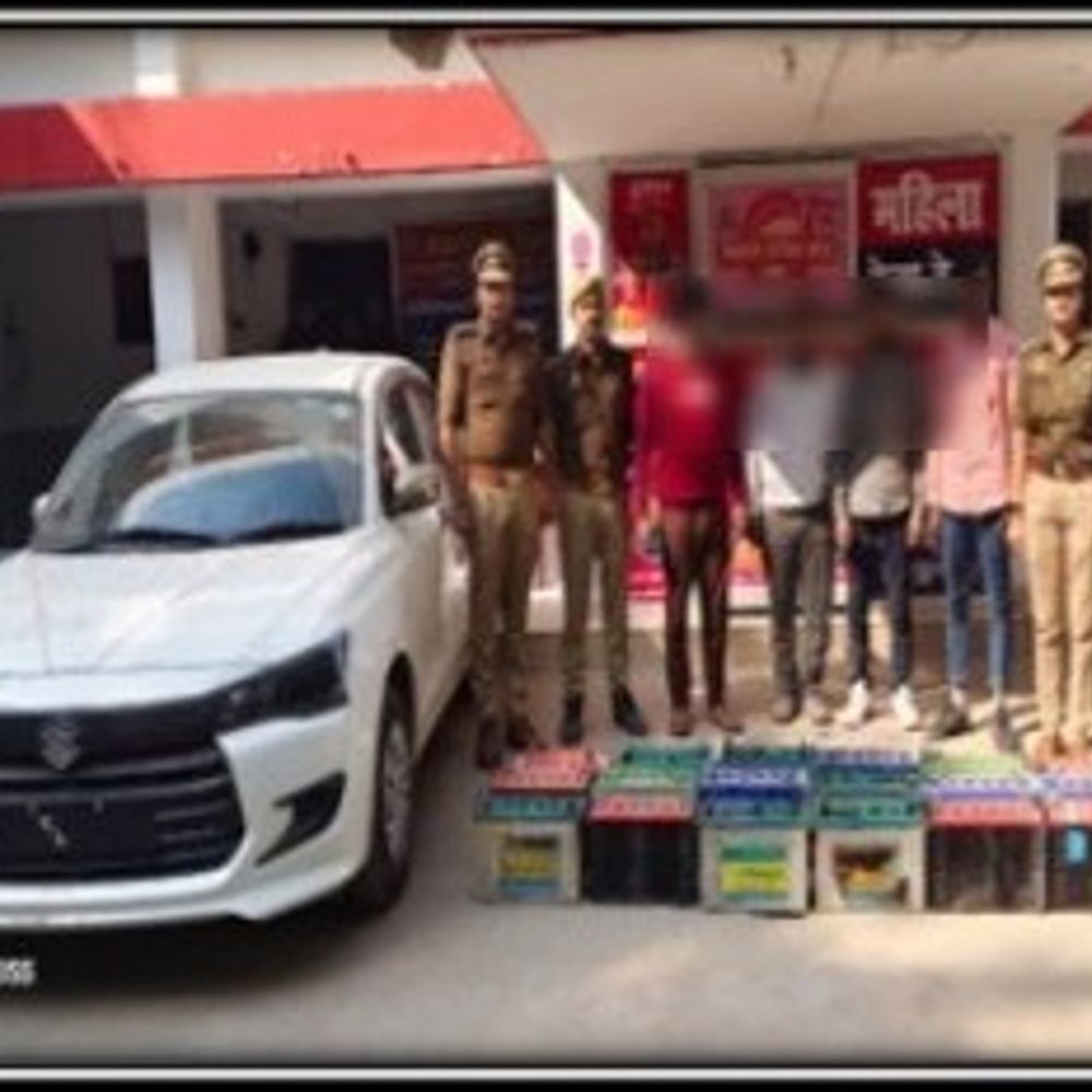 ग्रेजुएट पास कार सवार चुराते थे ई-रिक्शा की बैटरियां, गिरफ्तार:गैंग के पास से 18 बैटरी बरामद, एक आरोपी निजी अस्पताल का वार्ड ब्वॉय