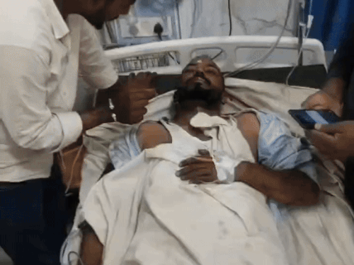 भीलवाड़ा में बजरी खनन को लेकर ग्रामीण और लीजधारक भिड़े:मारपीट में पांच लोग घायल, एक जेसीबी में तोड़फोड़