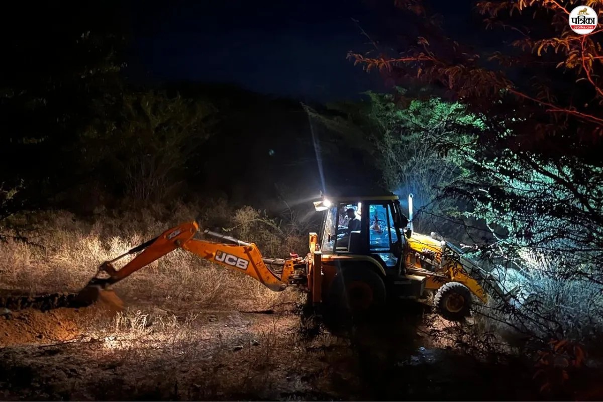 झुंझुनूं जिले में गरजा वन विभाग का पीला पंजा, 6.6 हेक्टेयर वन भूमि से हटाया अतिक्रमण