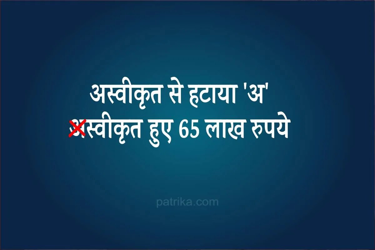 एमपी में अस्वीकृत में से ‘अ’ हटाकर स्वीकृत कर दिया 65 लाख का लोन