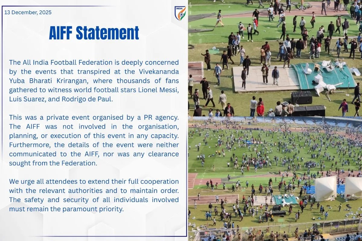 लियोनेल मेसी के फैंस कोलकाता में हुए बेकाबू, AIFF ने झाड़ा पल्ला, ममता बनर्जी ने मांगी माफी