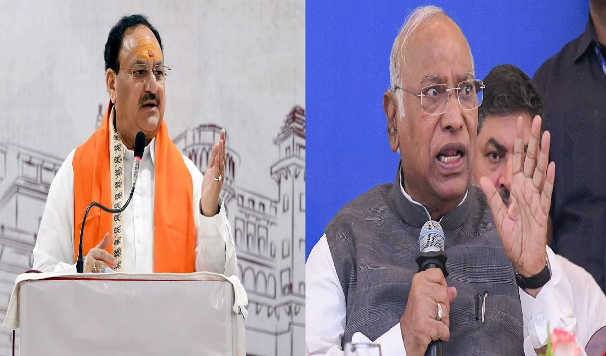 तुम्हारे पाँवों के नीचे कोई ज़मीन नहीं, कमाल ये है कि…, Mallikarjun Kharge के आरोपों पर JP Nadda का तीखा पलटवार