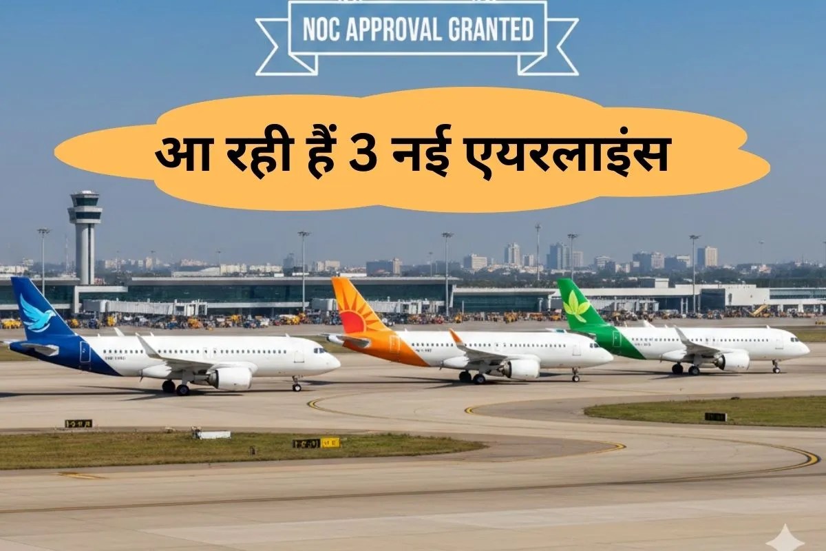 New Airlines: देश में आने वाली हैं 3 नई एयरलाइंस, सरकार से मिली NOC, जान लीजिए नाम