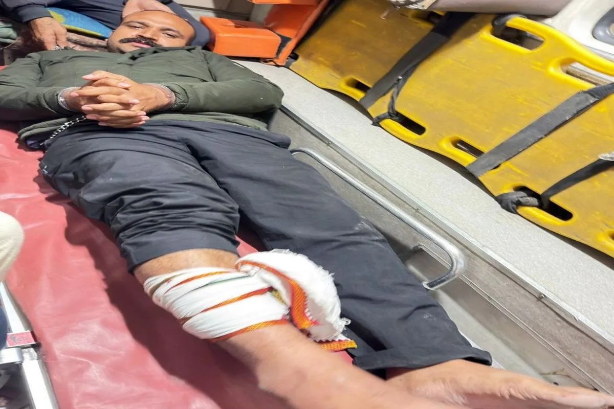 ‘पैर में पुलिस की गोली लगने पर निकली चीख, बोला कभी नहीं भागूंगा साहब’