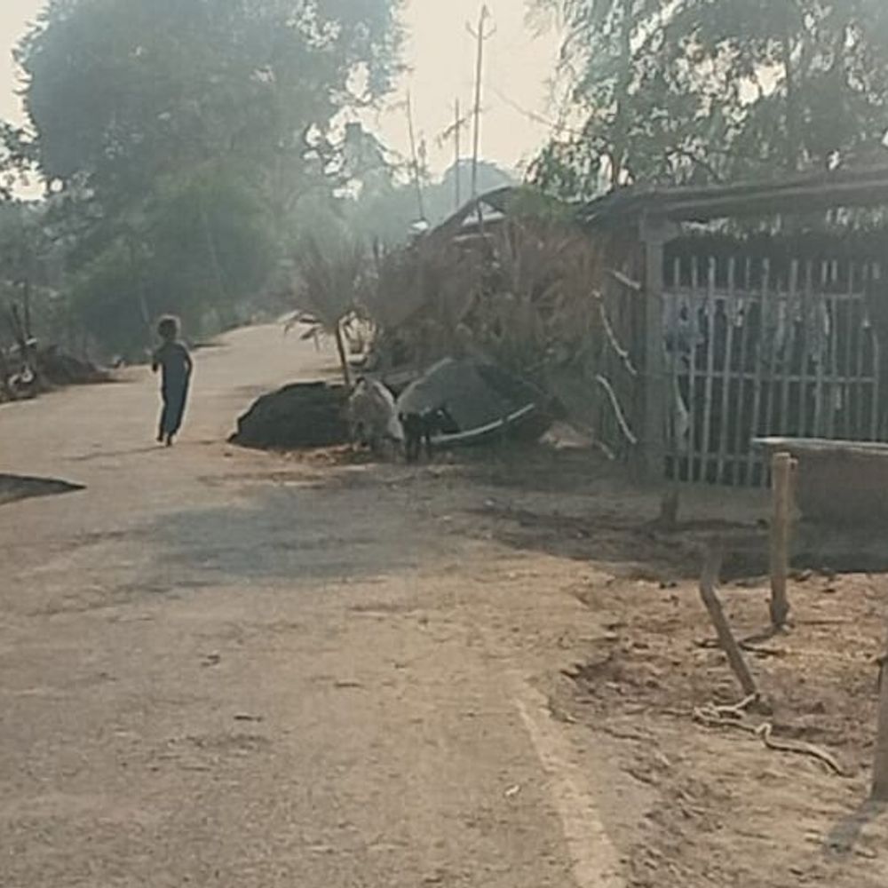 बोरना पंचायत की सड़कें बदहाल:गंगा की बाढ़ से ग्रामीण सड़कों को भारी नुकसान, संपर्क टूटा