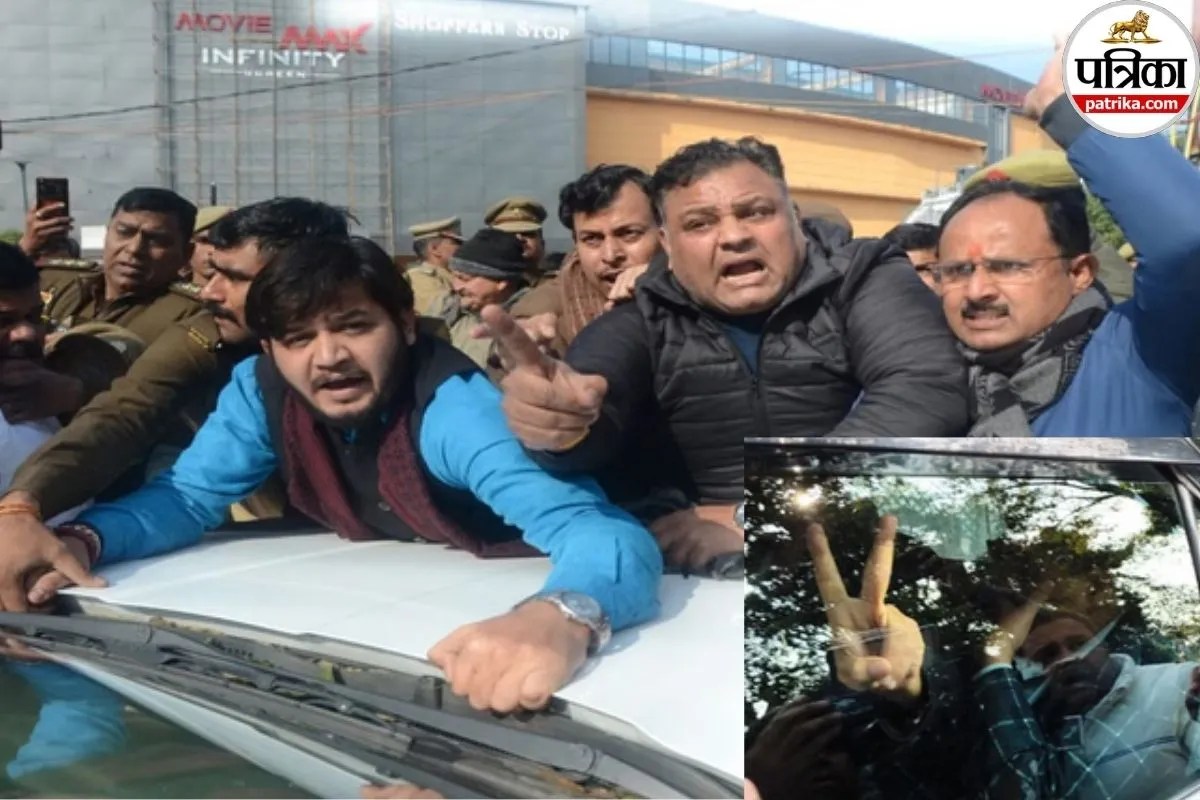 बरेली से निकले निलंबित सिटी मजिस्ट्रेट अलंकार, काफिले के आगे लेटे समर्थक, पुलिस से धक्का-मुक्की, नोंकझोंक और हंगामा