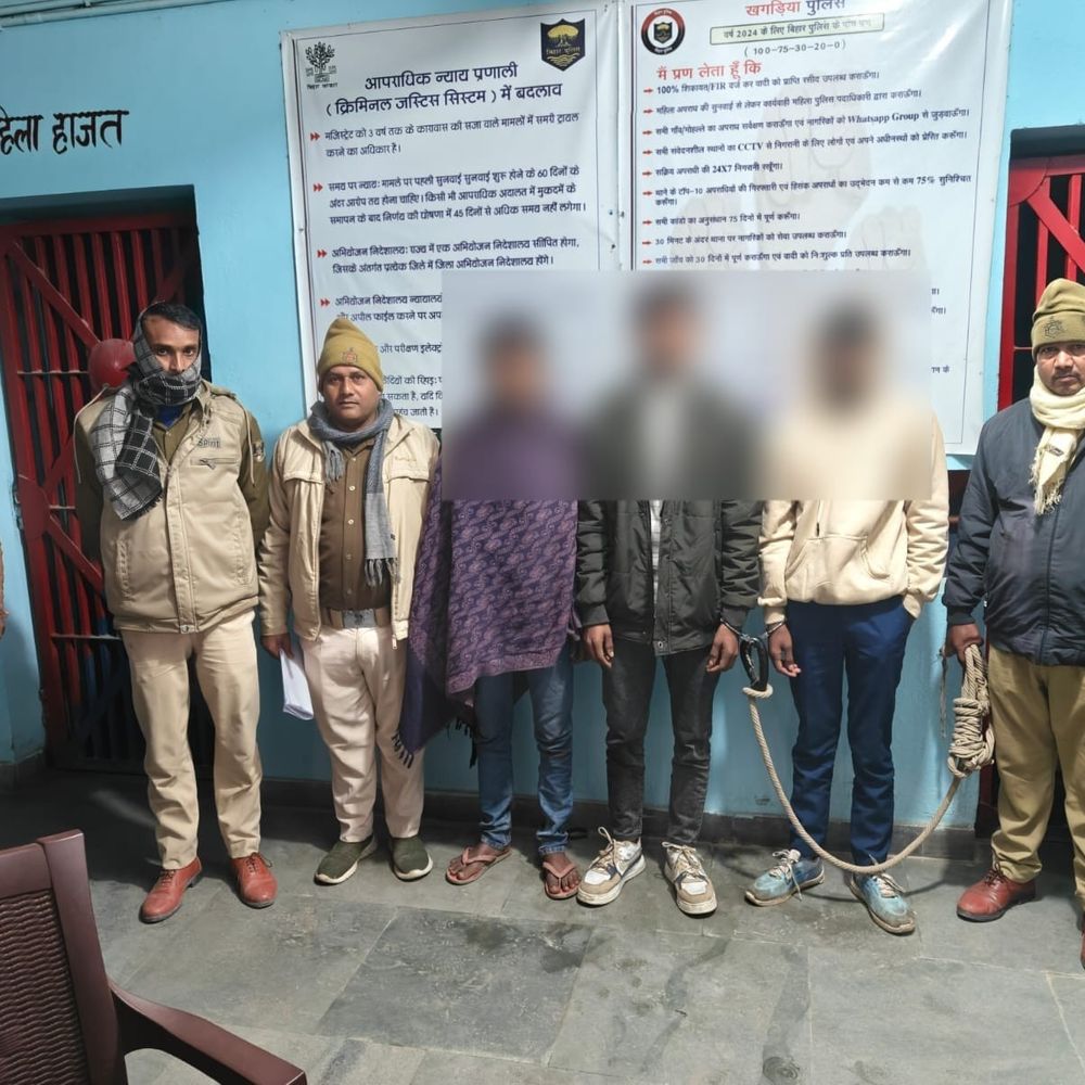 चौथम में नाबालिग को बहला-फुसलाकर भगाने वाले 3 गिरफ्तार:पुलिस ने मलपा धुतौली से पकड़ा, कोर्ट में पेश किया