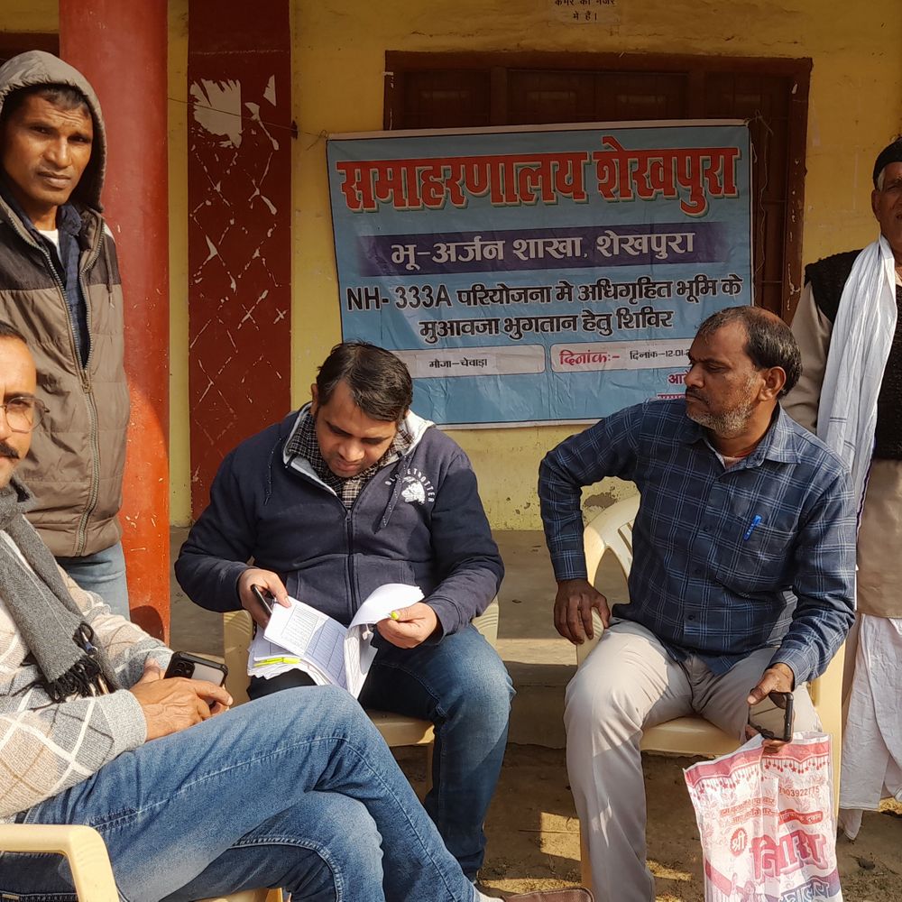 चेवाड़ा में एनएच-333ए भू-अर्जन मुआवजा शिविर:भू-स्वामियों को भुगतान की जानकारी मिली, अधिक से अधिक लोगों तक लाभ पहुंचाने का लक्ष्य