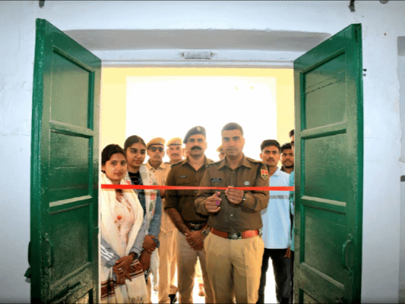 झुंझुनूं पुलिस लाइन में स्टूडेंट्स के लिए लाइब्रेरी शुरू:एसपी बोले- इसे हाई-टेक बनाएंगे, ई-लाइब्रेरी के तौर पर करेंगे डेवलप
