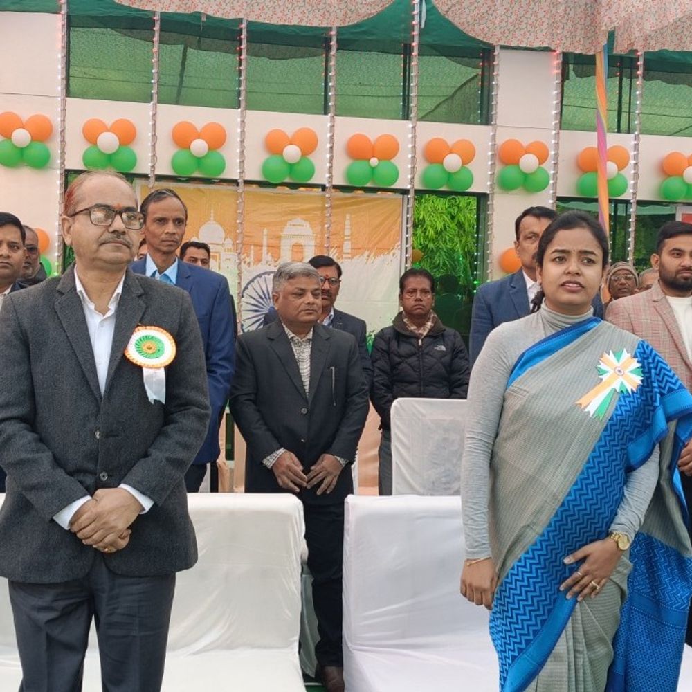 लखनऊ में 77 वां गणतंत्र दिवस:मध्यांचल विद्युत निगम एमडी रिया केजरीवाल ने तिरंगा फहराया, 100 से अधिक कर्मियों को किया सम्मानित