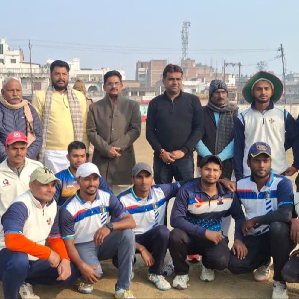 BPL में बेगूसराय चैलेंजर्स ने तेघड़ा टाइटंस को हराया:गांधी स्टेडियम में आयोजन, सार्थक बनें मैन ऑफ द मैच