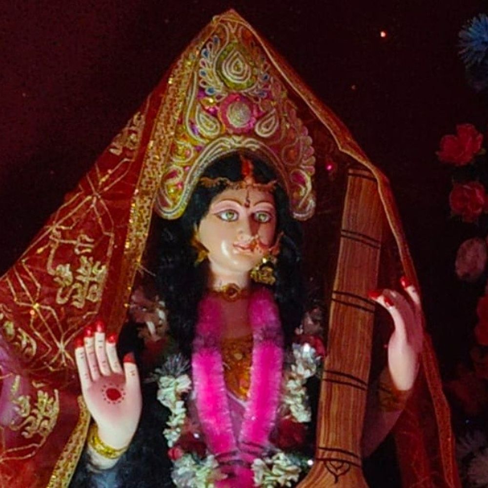 भागलपुर में धूमधाम से मनाई जा रही है सरस्वती पूजा:TNB गर्ल्स हॉस्टल में भव्य आयोजन, मां की प्रतिमा स्थापित कर छात्राओं ने की पूजा-अर्चना