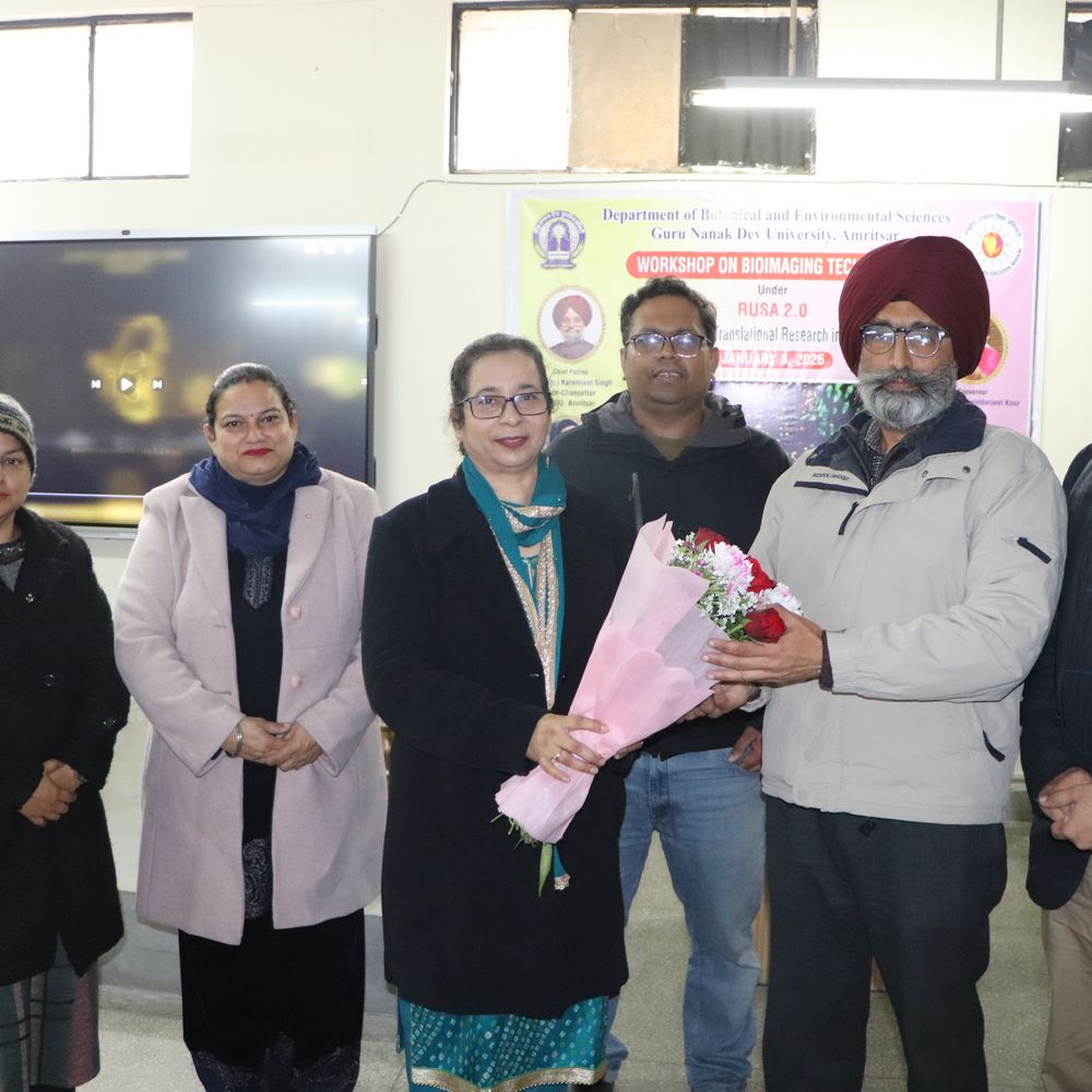 जीएनडीयू में बायोइमेजिंग तकनीकों पर कार्यशाला