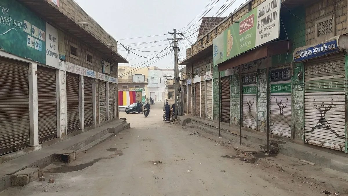 केलावा में गोवंश की हत्या का मामला, विरोध में बंद रहा नाचना