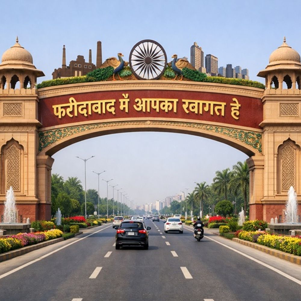 फरीदाबाद की एंट्री होगी नई पहचान के साथ:शहर के तीन प्रमुख मार्गों पर बनेंगे गेटवे, डीपीआर और फील्ड सर्वे की जिम्मेदारी सौंपी गई