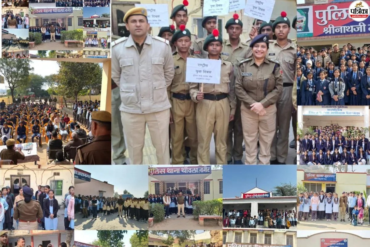 राजस्थान के थानों में गूंजा युवा शक्ति का जोश, सक्रिय युवाओं को बनाया जा रहा पुलिस के ब्रांड एंबेसडर