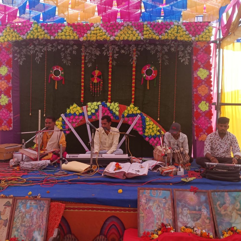 मरतरा में अखंड नवधा रामायण सुनने जुट रहे भक्त