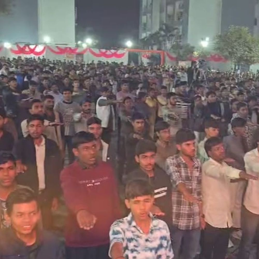 इस्कॉन उज्जैन में 3000 युवाओं का ऐतिहासिक संकल्प:नशे के खिलाफ ली शपथ, ‘आई लव भारत’ कार्यक्रम आयोजित