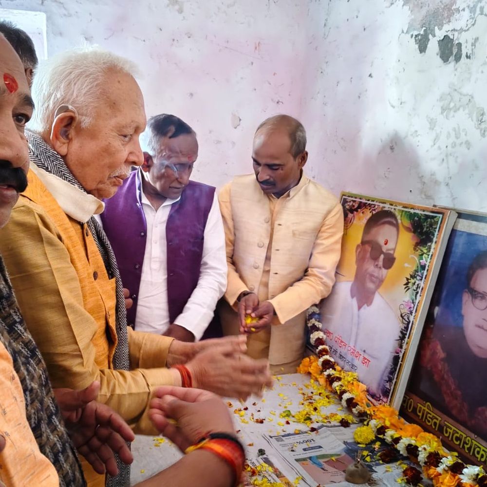 उस दौर की राजनीति सेवा-त्याग और सिद्धांतों पर आधारित:बसंत पंचमी पर शिवालय आश्रम में श्रद्धांजलि सभा, स्वतंत्रता सेनानियों को किया नमन