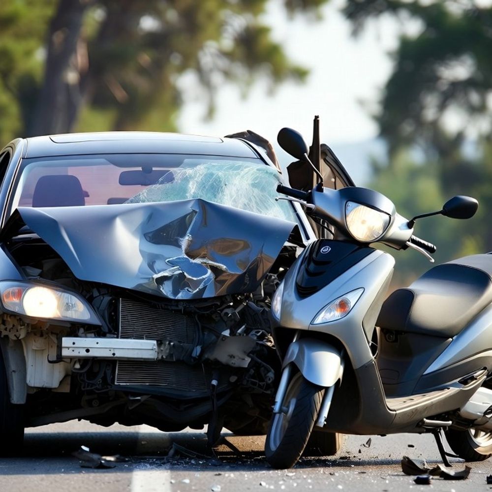 बिलासपुर में एक्सीडेंट में रिटायर्ड फौजी की मौत:कार ने स्कूटी को मारी टक्कर, जा रहे थे काम से, शिमला-मटौर हाईवे पर हुआ हादसा