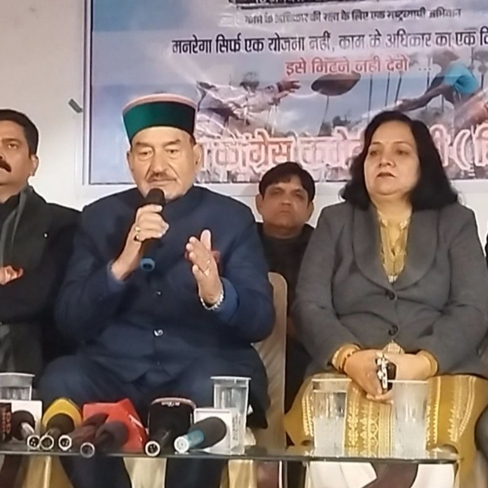 मंडी में कांग्रेस BJP के खिलाफ करेगी ‘संग्राम’ शुरू:कौल सिंह बोले- मनरेगा कानून में गांधी का नाम मिटाने की कोशिश सहन नहीं