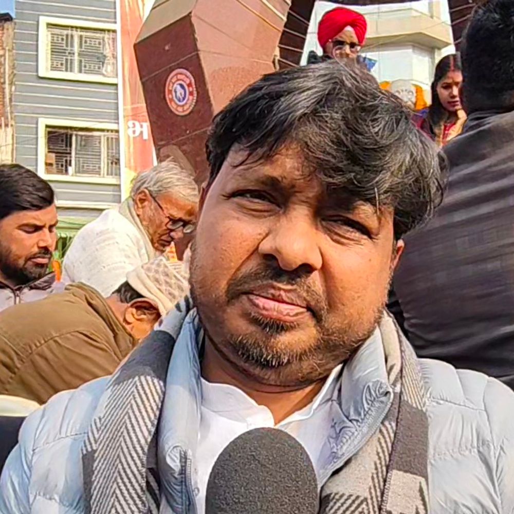 कटिहार में तौकीर आलम बोले- RJD-कांग्रेस में दरार नहीं:चुनाव दूर, कांग्रेस अभी मनरेगा अभियान पर फोकस कर रही