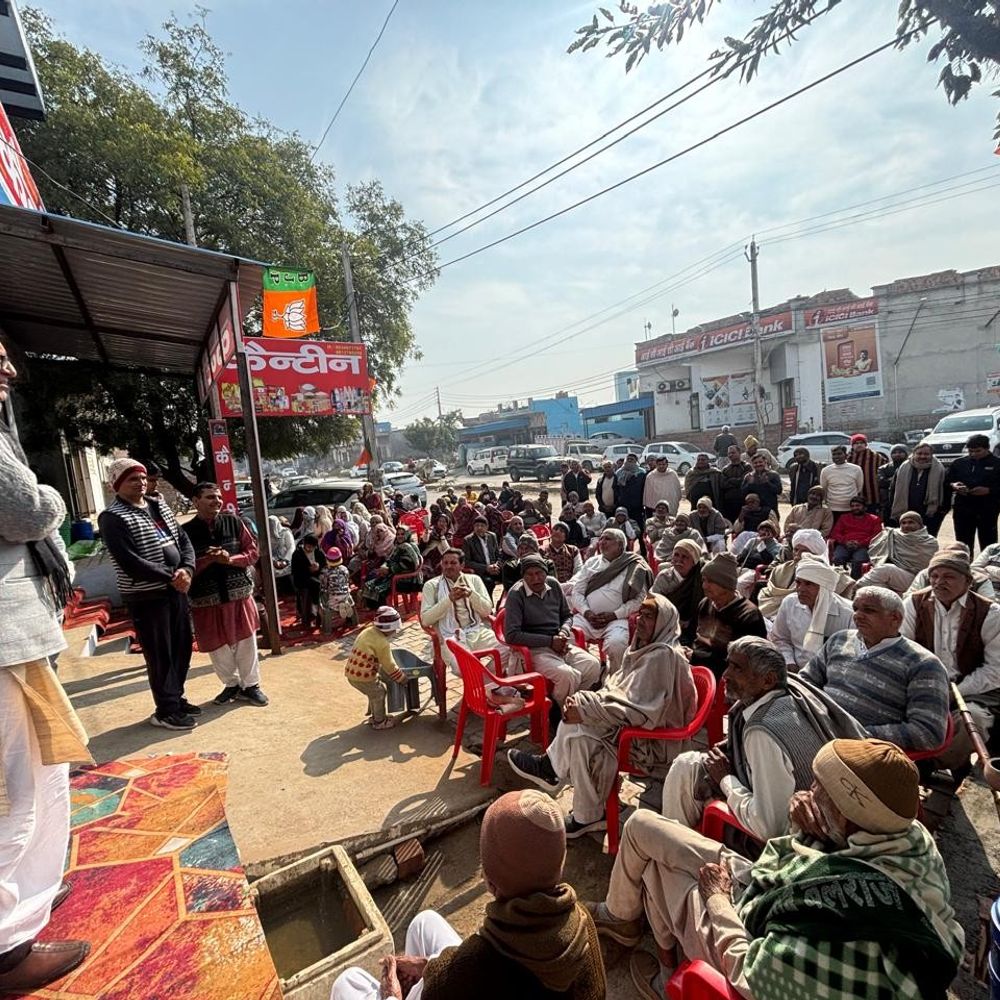 महम में भाजपा सांसद रामचंद्र जांगड़ा ने कांग्रेस को घेरा:बोले- कांग्रेसी ‘जी राम जी’ पर ड्रामा कर रहे हैं; मोदी ने गरीबों का भला किया
