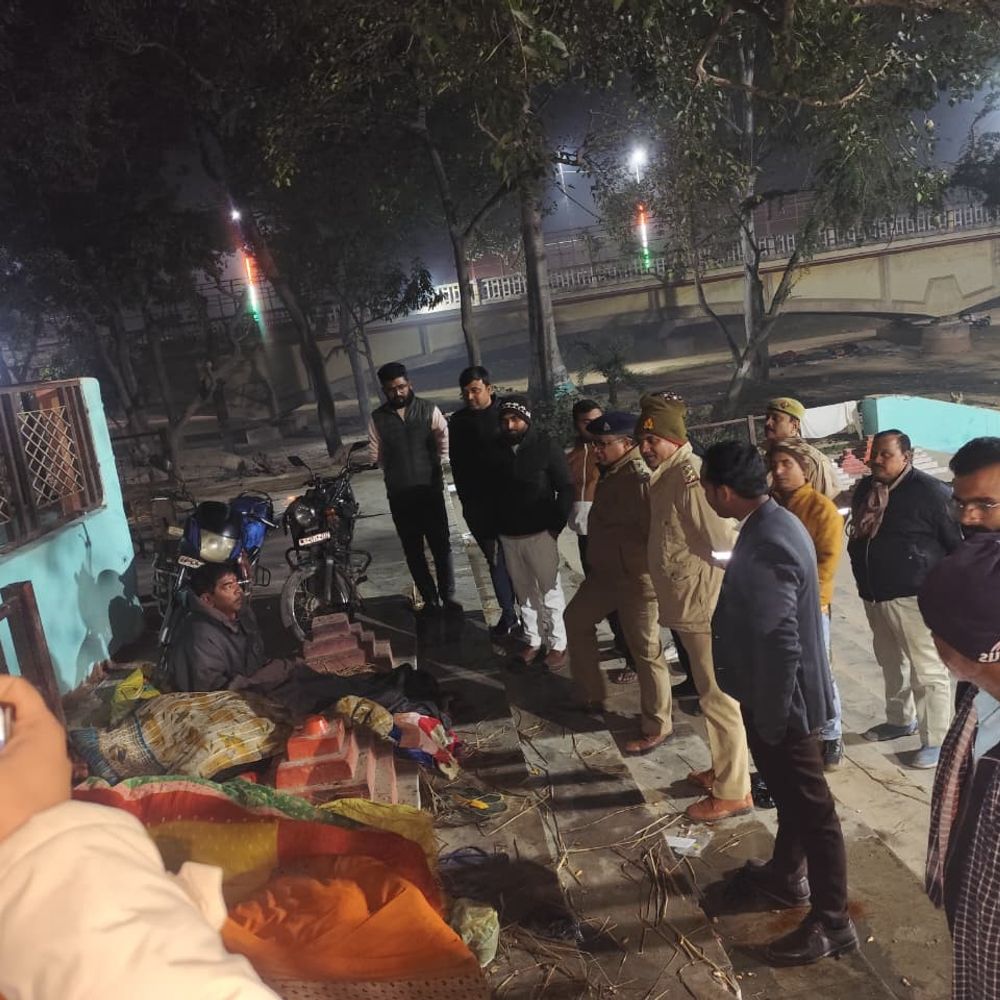 मौनी अमावस्या स्नान से पहले राप्ती घाट पर सुरक्षा:सिद्धार्थनगर में बांसी में श्रद्धालुओं के लिए सुरक्षा इंतजाम, ASP ने लिया जायजा