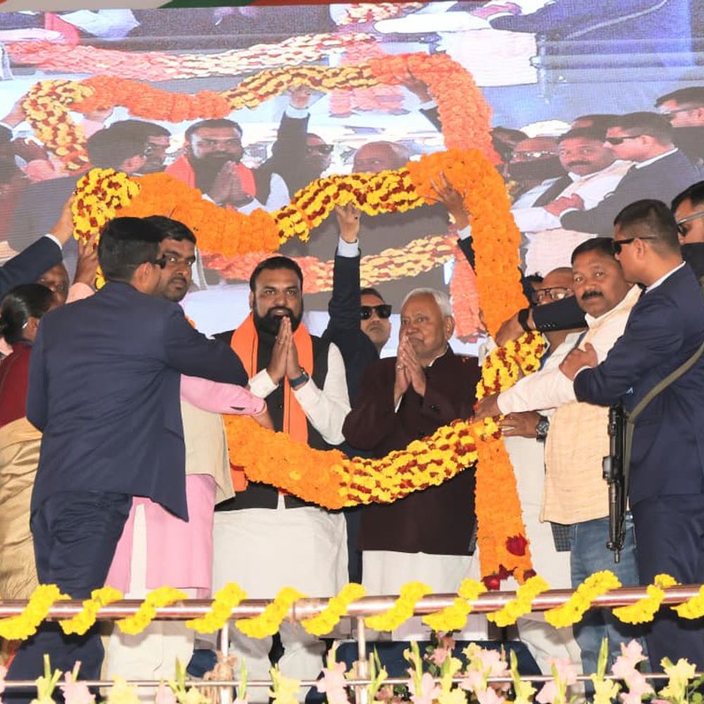 ‘हर प्रखंड में आदर्श विद्यालय, डिग्री कॉलेज खुलेंगे’:मधुबनी में मुख्यमंत्री नीतीश कुमार बोले – राज्य में नया एजुकेशन सिटी भी बनेगा