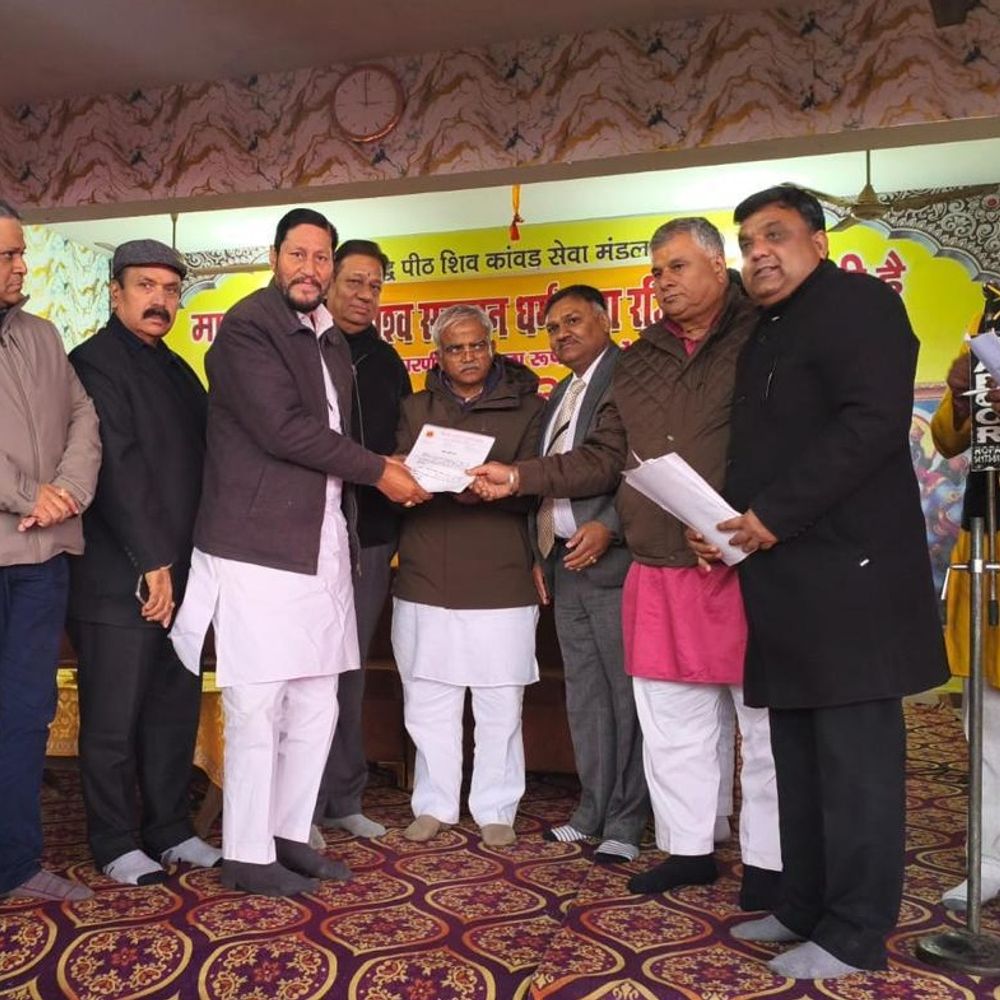 जगदीश काजला विश्व सनातन धर्म सभा के वाइस चेयरमैन नियुक्त