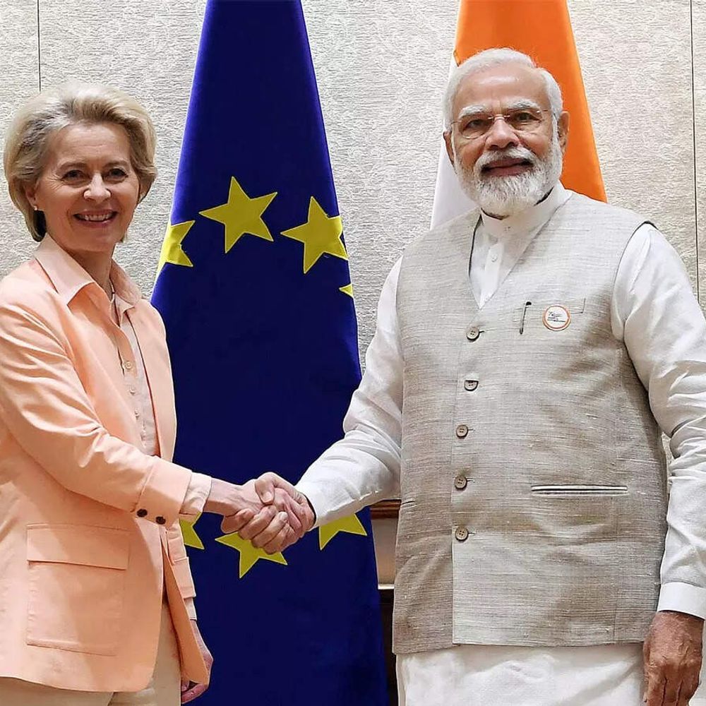 EU प्रमुख बोलीं- भारत के साथ ऐतिहासिक ट्रेड डील जल्द:गणतंत्र दिवस पर ऐलान संभव; ट्रम्प टैरिफ का असर कम करने की तैयारी