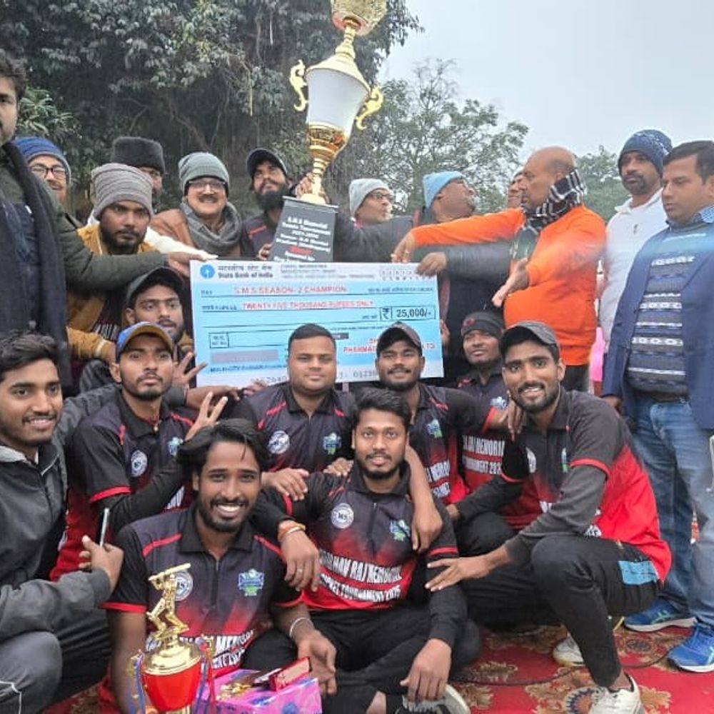 SMS क्रिकेट टूर्नामेंट संपन्न, सीजन-11 मधेपुरा ने जीता खिताब:25 हजार का मिला इनाम, कोसी-सीमांचल की 16 टीमों ने लिया था हिस्सा