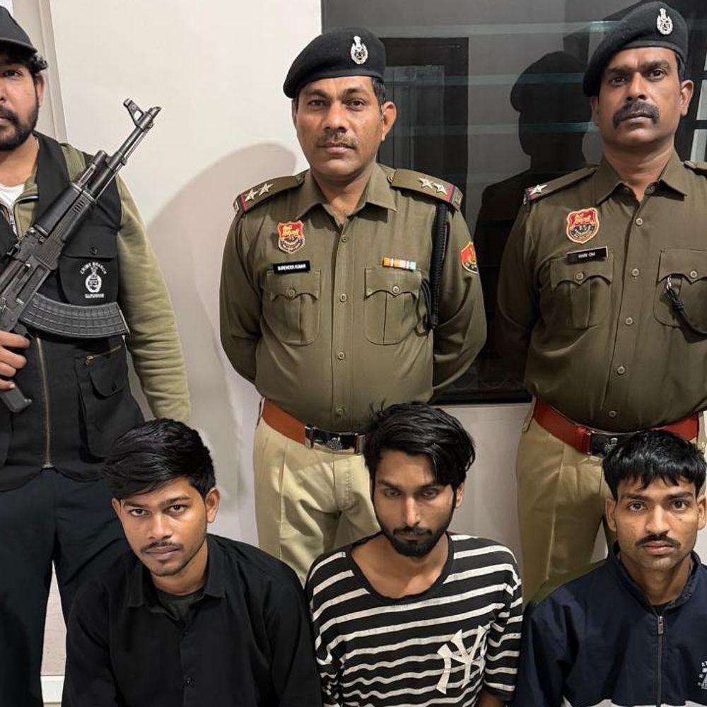 गुरुग्राम में लूट और हत्या के तीन आरोपी गिरफ्तार:ईंट-पत्थरों से हमला कर वादरात को दिया अंजाम, मोबाइल लेकर हुए थे फरार