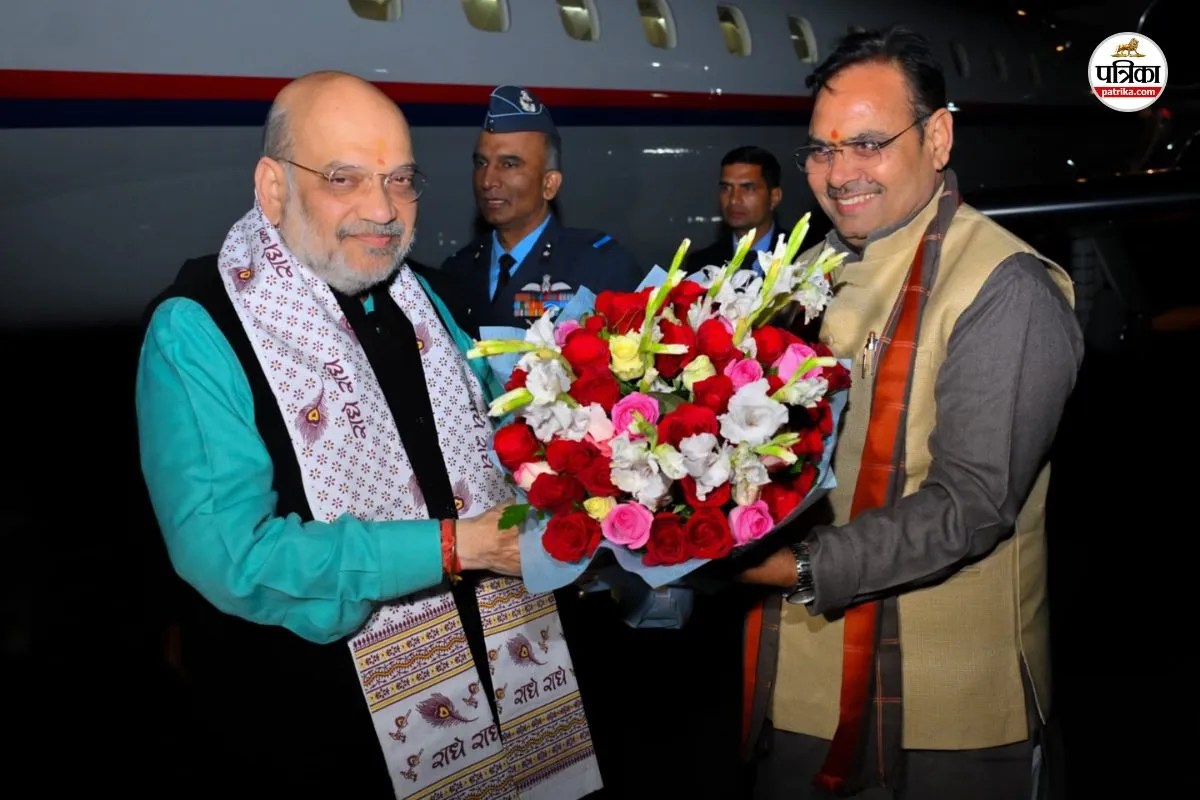 Amit Shah to hand over appointment letters to 10000 police constables in Jaipur today; arrived in Jodhpur late last night