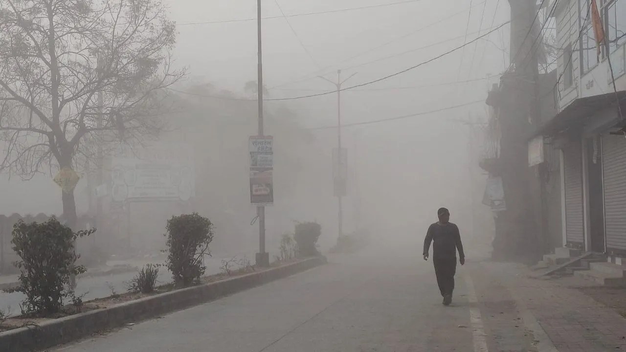 घने कोहरे की चादर में लिपटा बैतूल, सडक़ और रेल यातायात प्रभावित