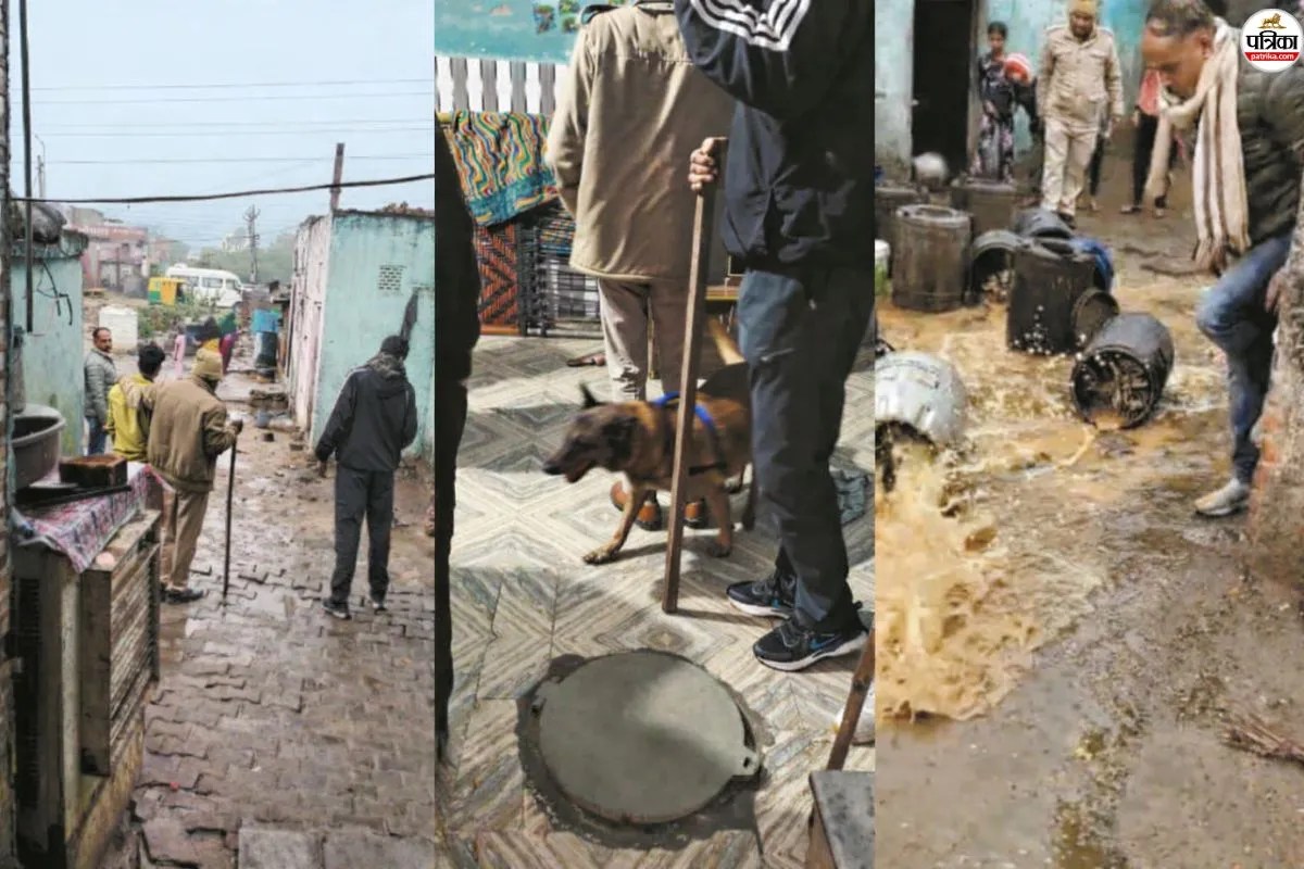 Jaipur: आसमान में ड्रोन; सड़क पर डॉग स्क्वॉड से  दहशत, पुलिस ने घरों से उठाए 33 बदमाश