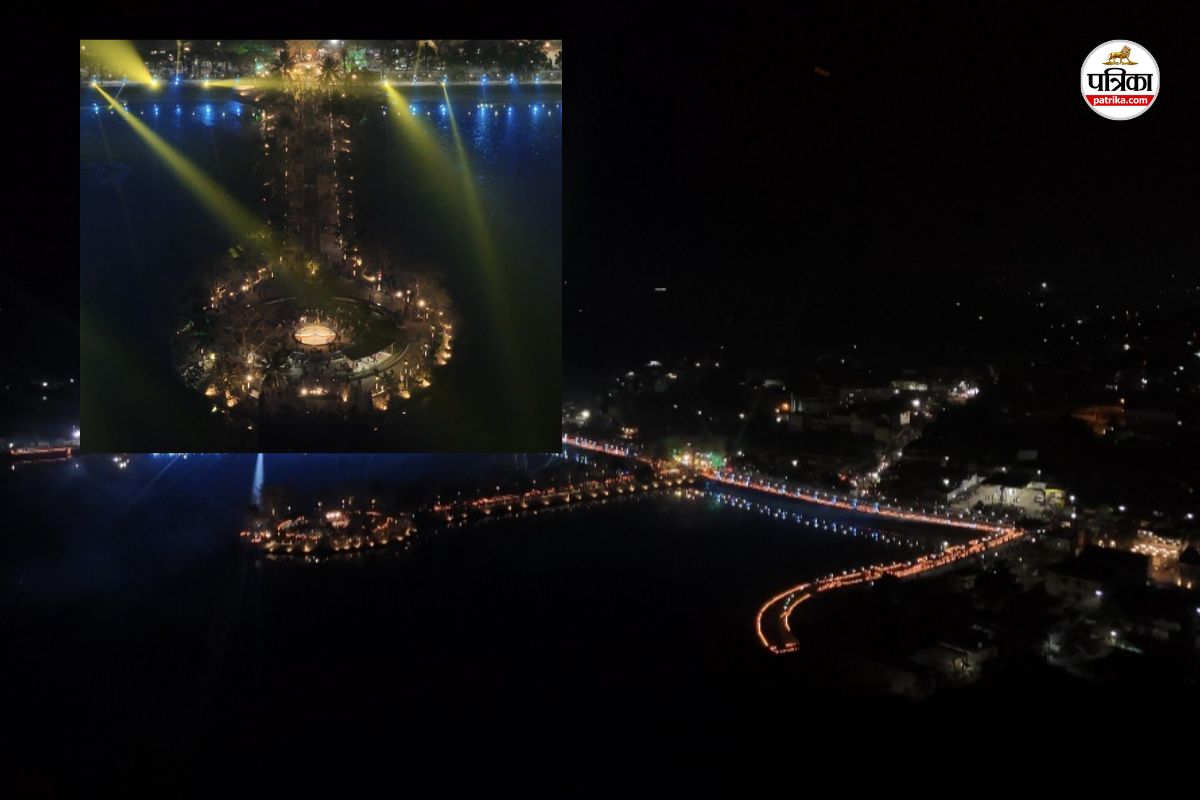 Bastar News: 3 लाख दीयों की रोशनी में जगमगा उठा दलपत सागर, बस्तर में भव्य दीपोत्सव, देखें Photo