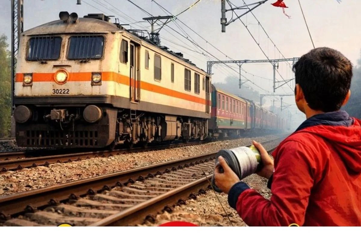 मंझा बना सकता है जानलेवा, रेल पटरियों के नजदीक पतंगबाजी पर लगी रोक