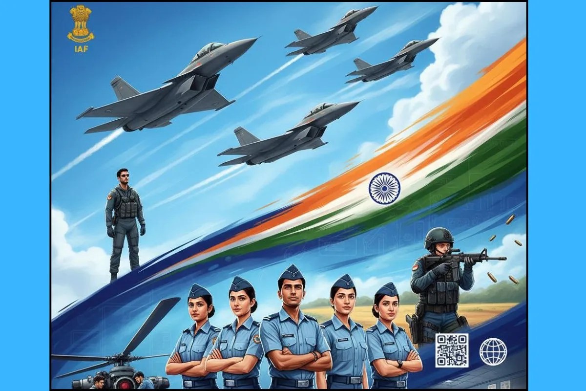 भारतीय वायुसेना में अग्निवीर बनने का सुनहरा मौका: 10वीं-12वीं पास युवाओं के लिए निकली भर्ती, जानें कैसे करें आवेदन और क्या है आखिरी तारीख!