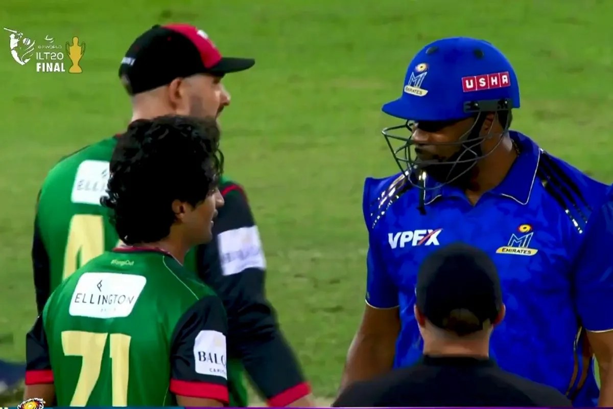 ILT20 फाइनल में नसीम शाह और कीरोन पोलार्ड की भिड़ंत, विवाद बढ़ता देख दौड़कर पहुंचे अंपायर, फिर…