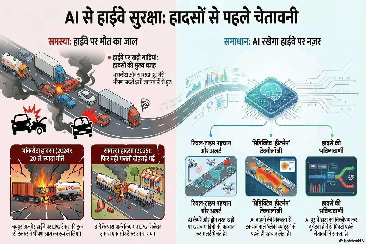 एक्सीडेंट से पहले ही मिलेगी चेतावनी, AI हीटमैप और कैमरे से हाईवे पर खड़ी गाड़ियों का खतरा होगा खत्म
