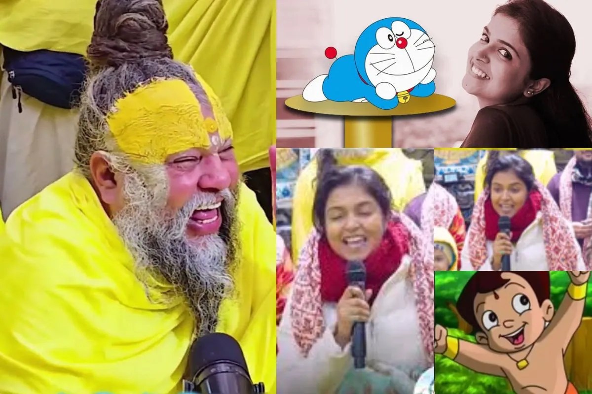 प्रेमानंद महाराज से मिले डोरेमोन और छोटा भीम, देखें वॉयस आर्टिस्ट सोनल कौशल का वीडियो