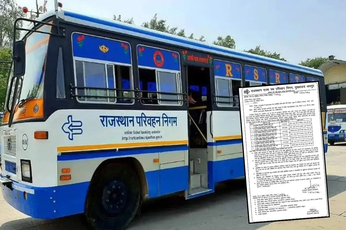 Free Bus Travel: Rajasthan Roadways to offer 7 days of free travel from January 15–22 to these people