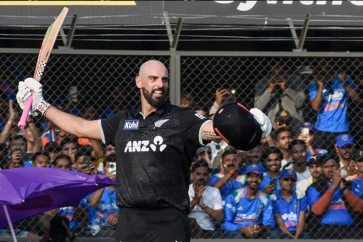 डेरिल मिचेल ने भारत के खिलाफ बनाया वर्ल्ड रिकॉर्ड, वनडे इतिहास में आज तक नहीं कर पाया कोई ऐसा